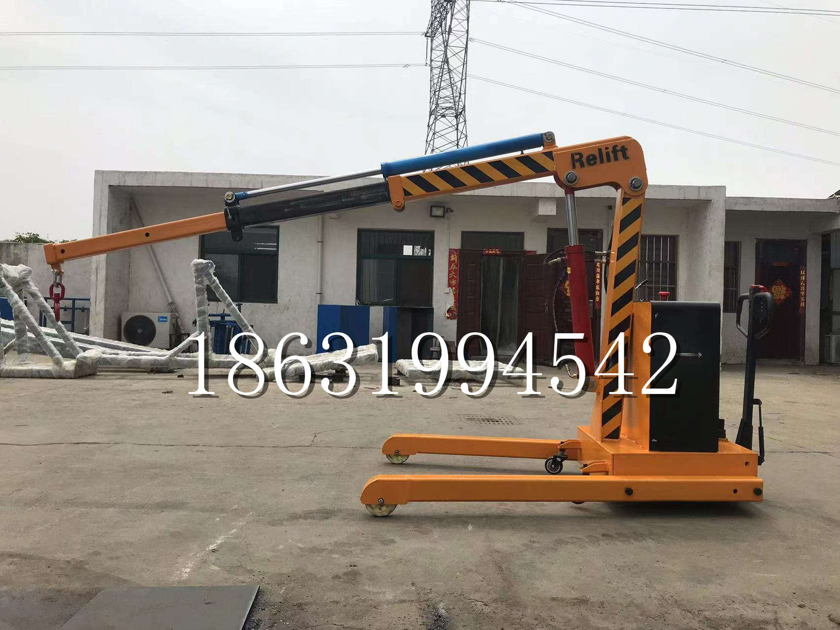 大同市久征定做3吨三轮随车吊 农用园林绿化移树吊 平板工程用小吊机